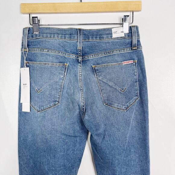 New Hudson Womens 25 Blair High Rise Skinny Ankle Jeans Jakarta Medium Wash - Picture 5 of 14